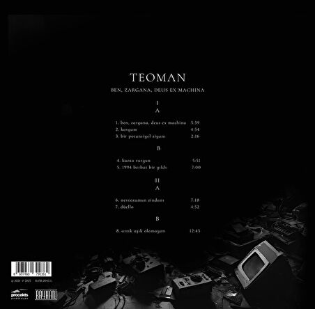 Troman Ben Zargana Deus Ex Machina - Box Set 34 Sayfa Kitapçık - 2 Plak