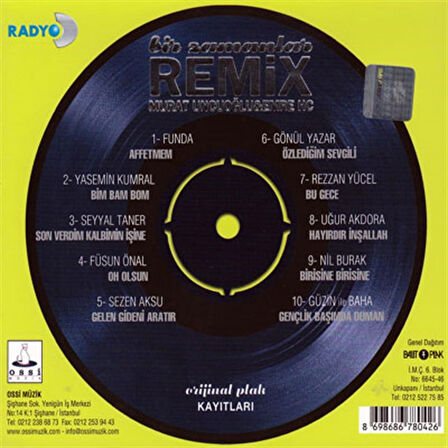 Murat Uncuoğlu & Emre HC Bir Zamanlar Remix - CD