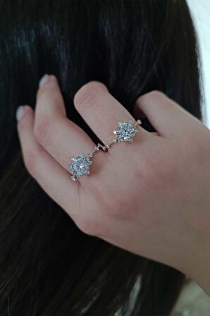 beyaz altın Beyaz Altın Tektaş Tasarım Yüzük