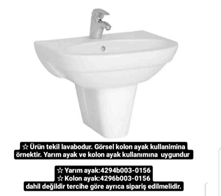 Form 500 Lavabo 60 cm - ( ayak hariçtir )