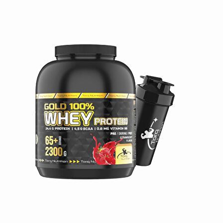 Gold Whey Protein Çilek Aromalı 2300 gr