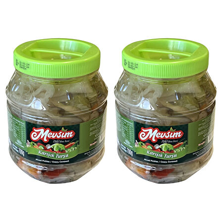 Mevsim Karışık Turşu 1350 gr x 2 Adet