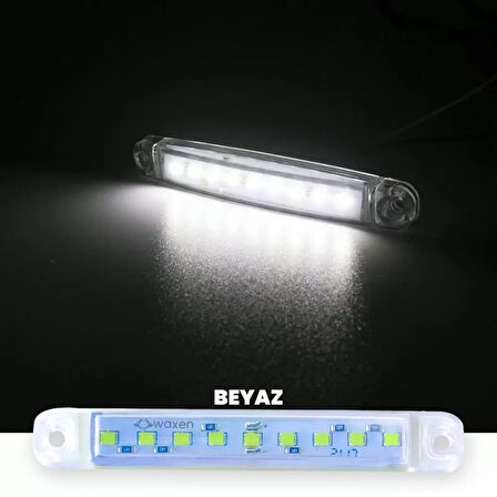 Parmak Led 9Ledli 12-24 Volt Uyumlu 5 adet