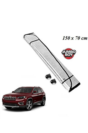 ARAÇ OTO ÖN CAM GÜNEŞLİK KATLANIR METALİZE 150X70CM JUMBO BOY