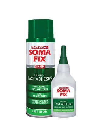 Somafıx Büyük Boy Mdf Kit Hızlı Yapıştırıcı 400 Ml + 100 Gr