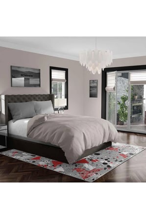 Kaymaz Taban Yıkanabilir Halı – Mutfak, Salon, Yatak Odası için Modern Dijital Baskı Halı (SLNHAL137