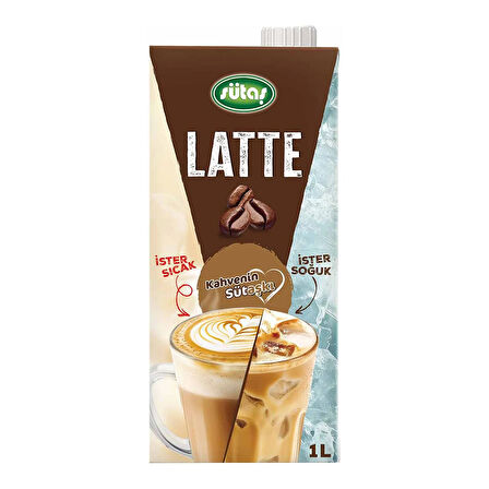 Sütaş Latte 1 lt x 6 Adet