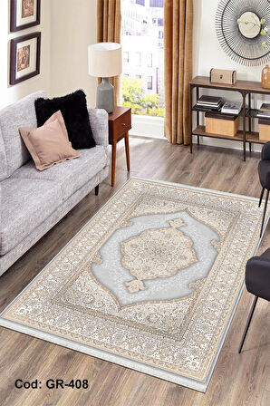 Pamuk Dokuma Taban Kaymaz Yıkanabilir Klasik Desenli  Salon Halısı Mutfak Halısı Koridor Halısı