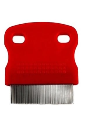 2 Adet Kedi Köpek Bit Pire Tarağı – Metal Dişli Yuvarlak Uçlu Pet Comb Flea Comb Nit Comb Kaymaz Sap