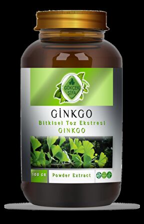 Ginkgo Toz Ekstresi 100 Gr. Cam Kavanoz