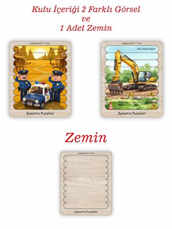 3D Ahşap Dondurma Çubuğu Bulmacası |  Yapboz | Montessori Eğitici Oyuncak - En İyi Hediye Fikri