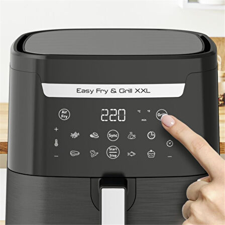 Easy Fry & Grill XXL Siyah Az Yağlı Fritöz - 6.5L