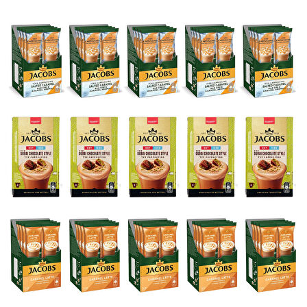 Jacobs Dubai Çik.Cappuccino / Iced Cappuccino / Caramel Latte 120 li Karma Paket