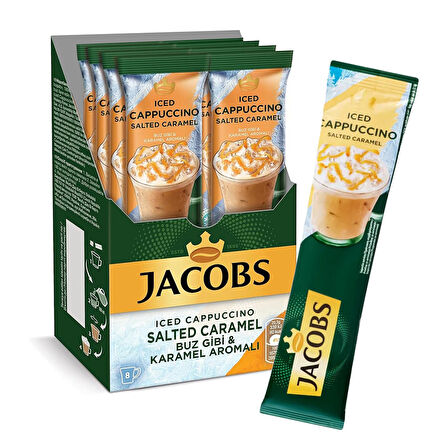 Jacobs Dubai Çik.Cappuccino / Iced Cappuccino / Caramel Latte 120 li Karma Paket