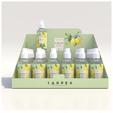 Carpex Limon Kolonyası 80 Derece Pet Şişe 100 ml 24 Adet