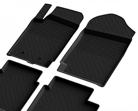 Volkswagen Amarok 2 Ferrous 4D Havuzlu Kauçuk Paspas 2022 ve Üstü