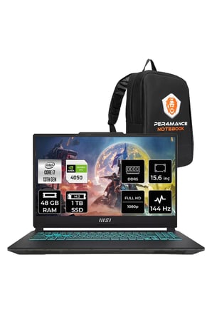 CYBORG 15 A13VE i7 13620H 48GB 1TB SSD RTX4050/6GB 15.6" FHD 144Hz FDOS Gaming Laptop & PER4 Çanta