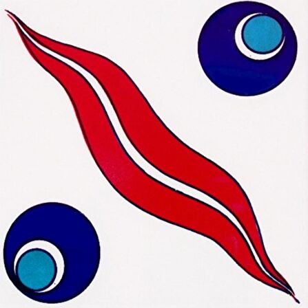 Armada Çini 20x20 Cm SP 14 Kütahya Çinisi İznik Desenli Çini Karo