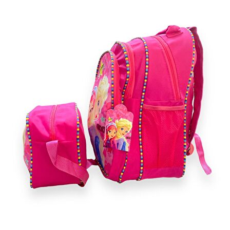 Gülce Winx 3 Bölmeli İlkokul Sırt Çantası + Beslenme Çantası  Kod:1112