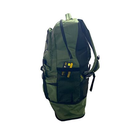 Gülce Körüklü Dağcı Sırt Çantası 65 Litre Kapasiteli Kamp Çantası - Haki Kod:1453