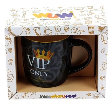 WuW VIP Black Kupa Bardak