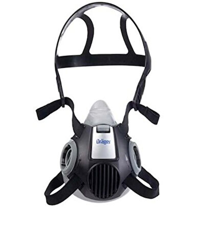 Drager X-Plore 3300 Yarım Yüz Maskesi + A1b1e1k1 HG P3 R D Filtre 6738817