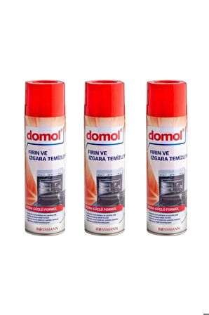 DOMOL FIRIN IZGARA TEMİZLEYİCİ 500ML 3 ADET ULTRA GÜÇLÜ FORMÜL