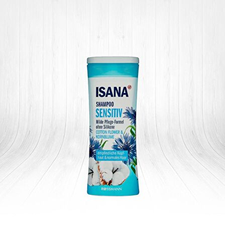 Isana Sensitiv Pamuk ve Mavi Kantaron İçerikli Şampuan 300ml