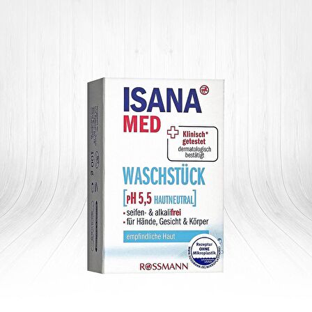 Isana Med Hassas Ciltler İçin Katı Sabun 100g