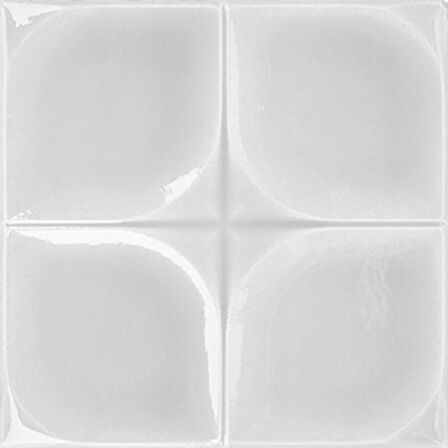 Armada Çini 12,5x12,5 Cm Defakto Beyaz Seramik Karo