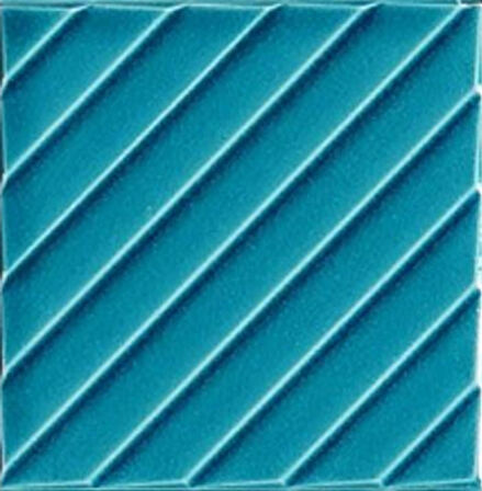 Armada Çini 20x20 Cm Linea Turkuaz Modern Desenli Çini Seramik Karo