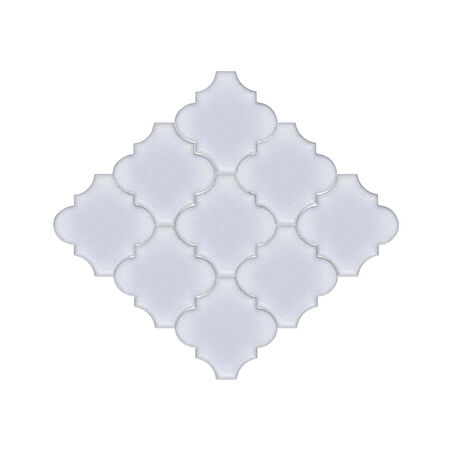 Armada Çini 12x12 Ottoman Düz Arabesk Beyaz Çini