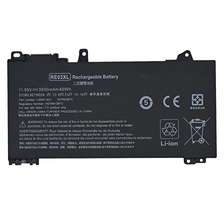 Hp ProBook 430 G6 440 G6 450 G6 RE03XL Batarya Pil