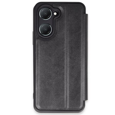 Vivo Y18 Kılıf Flip Cover - Siyah