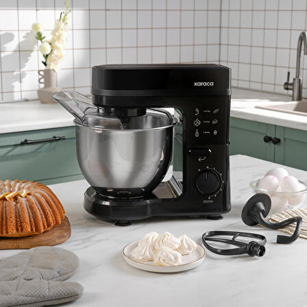 Karaca Maestrochef Stella Stand Mikser Siyah 1500w 5 Litre