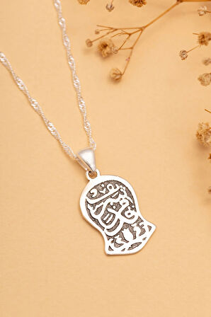 Kadın Gümüş Kolye - Nalı Şerif Gümüş Kolye
