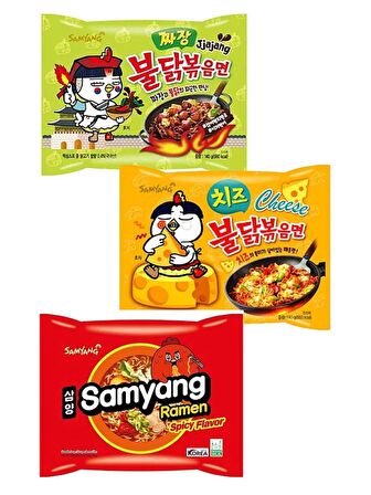 SAMYANG Buldak Spicy Noodle 3lü set