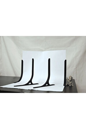 Fotoğraf Arka Plan Kağıt Tutucu 20cm*20cm 2'li Stand A4 A3 A2 Çekim Fotostand