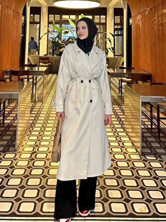 Zulu Kuşak Detay Trençkot TNS-4313