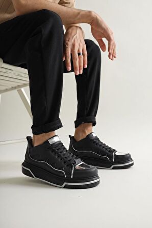 Chekich CH183 ST Erkek Ayakkabı SİYAH/GUMUS