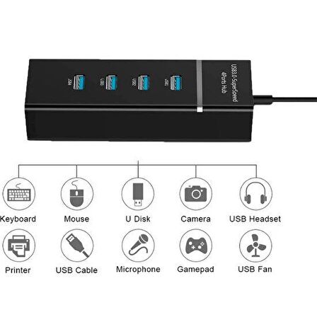 DAYTONA A303 4'LÜ USB3.0 SUPER SPEED HUB,5Gbps