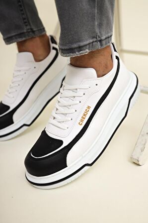 Chekich CH241 BT Erkek Ayakkabı SIYAH/BEYAZ