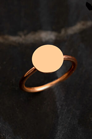 Kadın Gümüş Yüzük - El İşçiliği Yuvarlak Motifli Zirkon Taşlı Kadın Yüzük