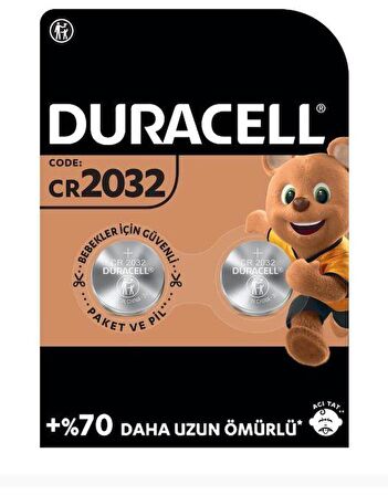 Duracell Pil CR2032 3V 2'li Paket