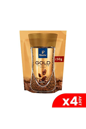 Gold Selection Çözünebilir Kahve Ekonomik Paket 150 gr 4'lü