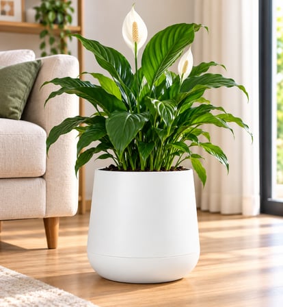 Omnipazar SO-ATL04 Atlas Dekoratif Plastik Modern Saksı 7 LT No: 4  