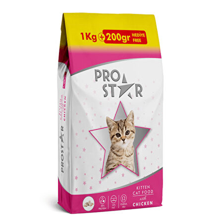 PROSTAR YAVRU KEDİ MAMASI TAVUKLU