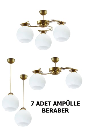 Ampül Dahi?l Modern I?lay Avi?ze Seti? Salon Yatak Odasi Mutfak Gi?ri?ş 2li? 3lü Tekli? Avi?ze