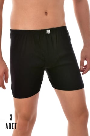 Erkek Beyaz Paçalı Boxer