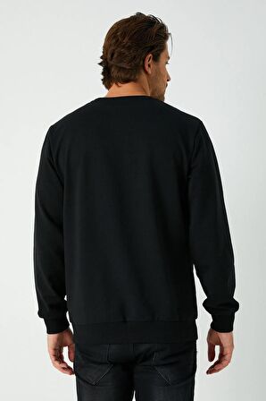 Metalic Erkek Basic Bisiklet Yaka Sweatshirt MTLC047 